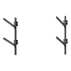 VEVOR Kayak Storage Rack for 2 Kayaks, Holds 200 lbs, Heavy Duty Adjustable Wall Mount Stand for Indoor Outdoor Garage Shed Dock, Storage Holder for Canoe, Small Boat, SUP, Surfboard & Paddleboard