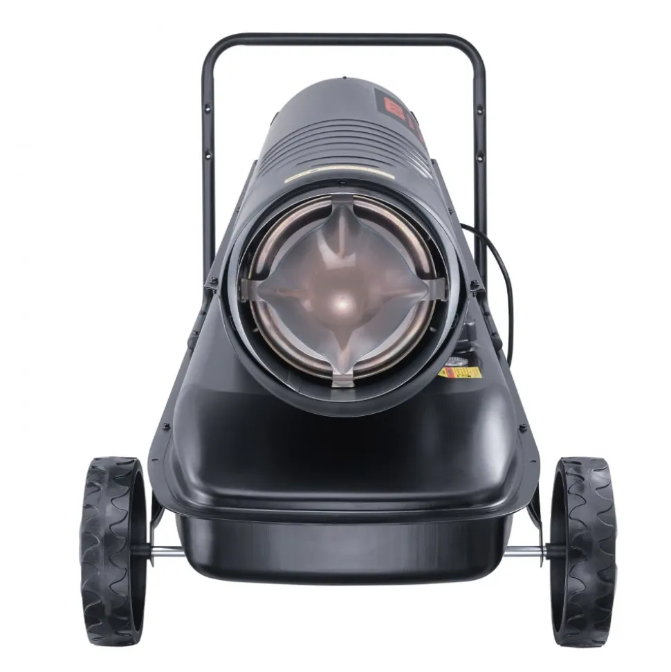 VEVOR Kerosene Forced Air Heater, 215000 BTU Portable Torpedo Diesel Space Heater with Thermostat, 13.2 Gallon Tank Energy-Efficient heavy-duty Heater, for Indoor Outdoor Use Workshop Industry