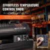 VEVOR Kerosene Forced Air Heater, 70000 BTU Portable Torpedo Diesel Space Heater with Thermostat, 5 Gallon Tank Energy-Efficient heavy-duty Heater, for Indoor Outdoor Use Workshop Industry
