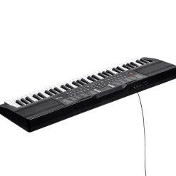 VEVOR 61 Key Digital Keyboard Piano, 200 Tones 200 Rhythms, Electric Portable Piano Keyboard Kit with 60 Demo Songs Built-In Dual Speakers Headphones, Piano Stickers for Beginners Learning