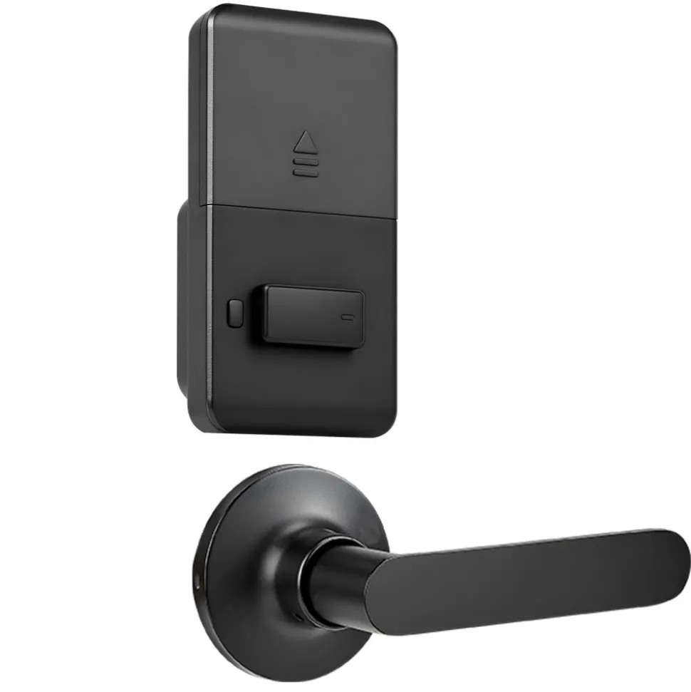 VEVOR Keyless Entry Door Lock with Handle Set, Electronic Keypad Deadbolt with Lever Handles, Pioneering Easy-Grip Design, Customizable User Codes, Keyed Entry, Auto Lock, Anti-Peeking, Matte Black