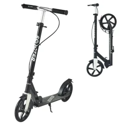 VEVOR Kick Scooter for Kids Ages 3+, 2-Wheel Toddler Scooter with Light-Up Wheels, Adjustable Height Handlebar, Wide Anti-Slip Deck, Foldable Lightweight Frame for Boys & Girls up to 110 lbs, Blue