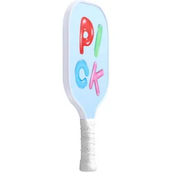 VEVOR Kids Pickleball Paddle, Lightweight Youth Pickleball Paddle with Small Grip and Cute Pattern, Fiberglass Pickle Ball Racket & Honeycomb Core, Child Size for Kids, Youth, Boys & Girls