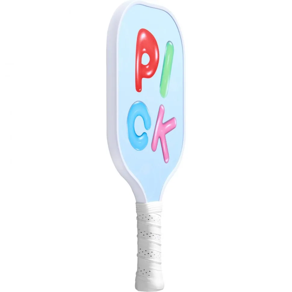 VEVOR Kids Pickleball Paddle, Lightweight Youth Pickleball Paddle with Small Grip and Cute Pattern, Fiberglass Pickle Ball Racket & Honeycomb Core, Child Size for Kids, Youth, Boys & Girls