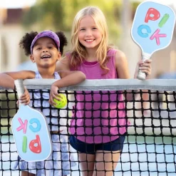 VEVOR Kids Pickleball Paddle, Lightweight Youth Pickleball Paddle with Small Grip and Cute Pattern, Fiberglass Pickle Ball Racket & Honeycomb Core, Child Size for Kids, Youth, Boys & Girls