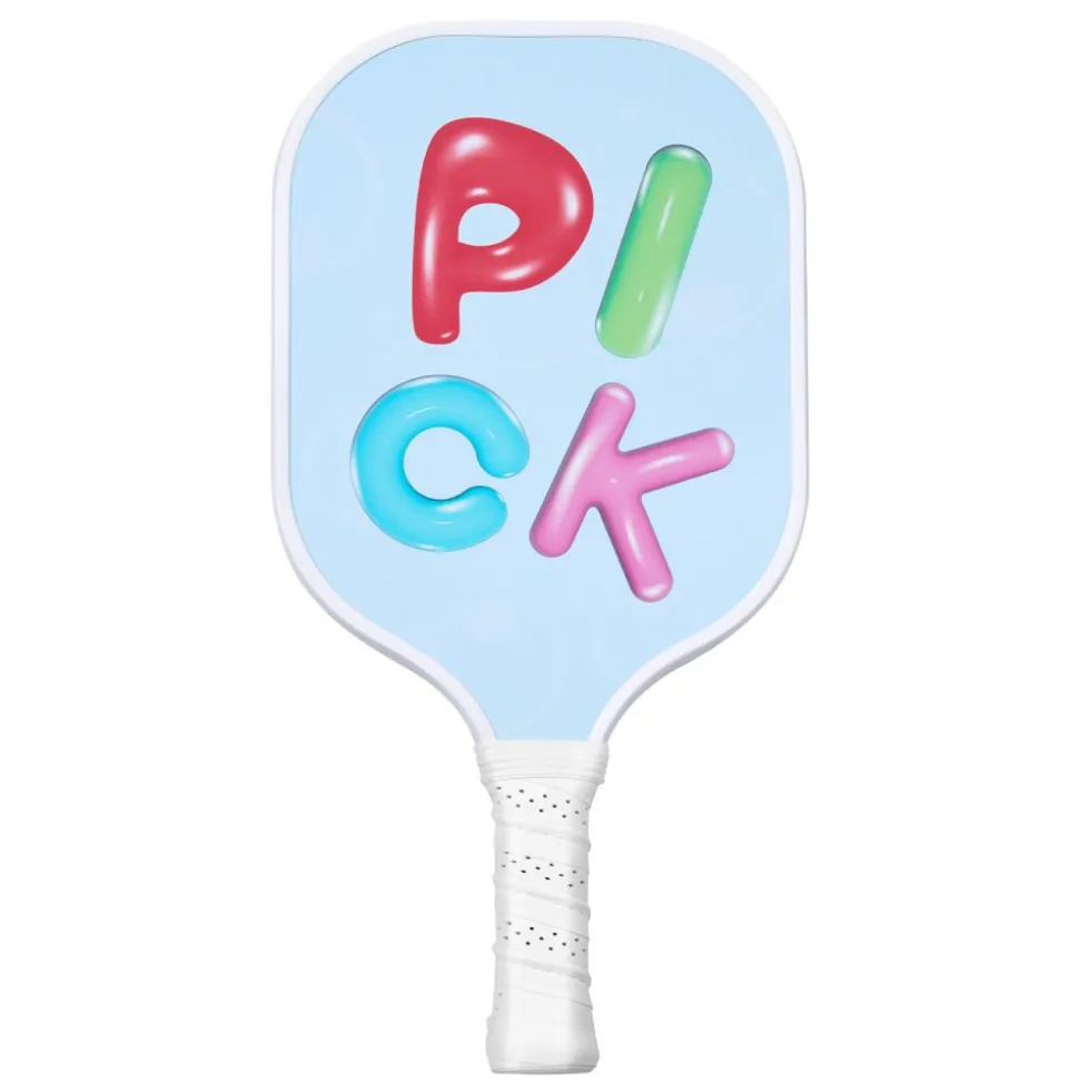 VEVOR Kids Pickleball Paddle, Lightweight Youth Pickleball Paddle with Small Grip and Cute Pattern, Fiberglass Pickle Ball Racket & Honeycomb Core, Child Size for Kids, Youth, Boys & Girls
