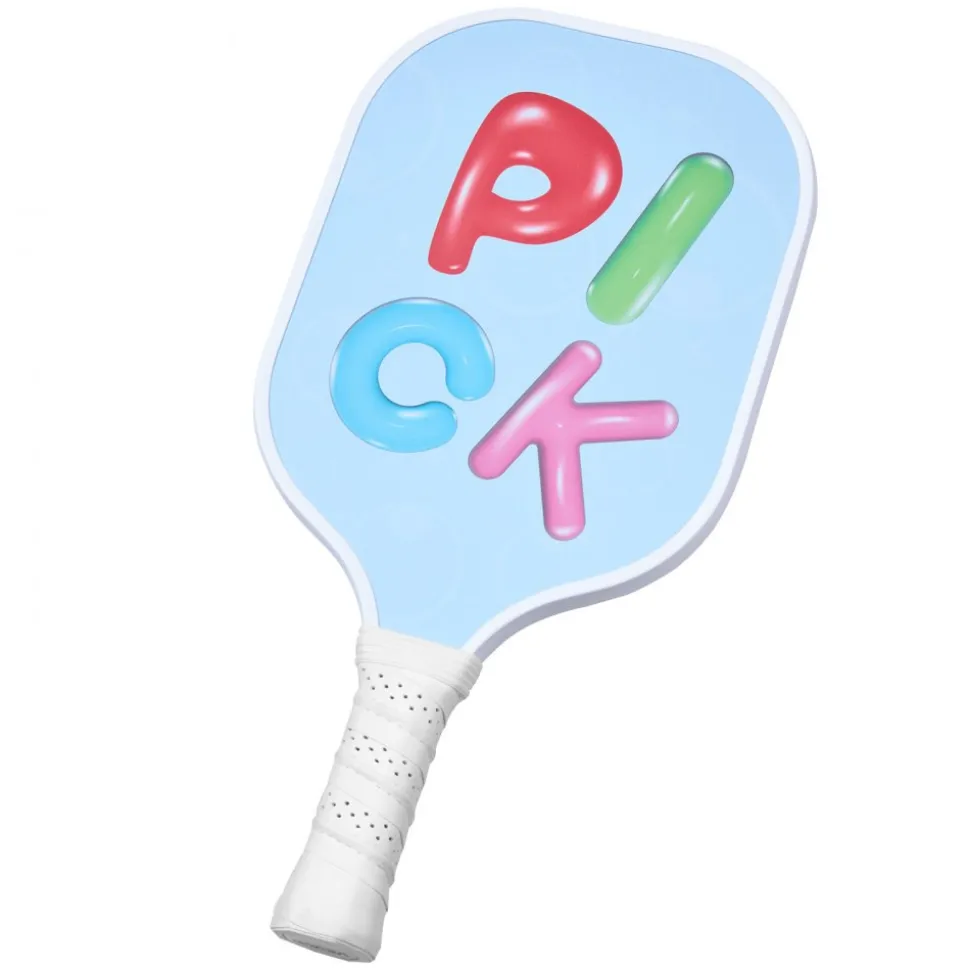 VEVOR Kids Pickleball Paddle, Lightweight Youth Pickleball Paddle with Small Grip and Cute Pattern, Fiberglass Pickle Ball Racket & Honeycomb Core, Child Size for Kids, Youth, Boys & Girls