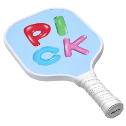 VEVOR Kids Pickleball Paddle, Lightweight Youth Pickleball Paddle with Small Grip and Cute Pattern, Fiberglass Pickle Ball Racket & Honeycomb Core, Child Size for Kids, Youth, Boys & Girls