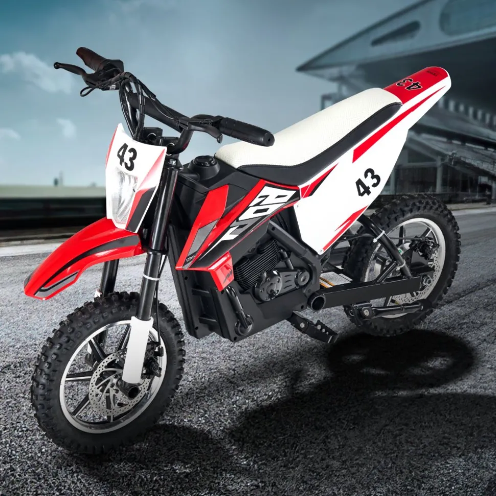 VEVOR Kids Ride On Motorcycle, 36V Battery Powered Electric Motorcycle with Speed Up to 15.5mph, Treaded Tires, Battery Gauge, Dual Brakes, Ride on Toys for Children Boys Girls Aged 14+