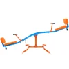 VEVOR Kids Seesaw, 300 lbs Load Capacity, Sit and Spin Teeter Totter with Easy-Grip Handles, Kids Outdoor Playground Equipment, Outside Toys, Swiveling 360 Degrees Rotating for Children Aged 3+