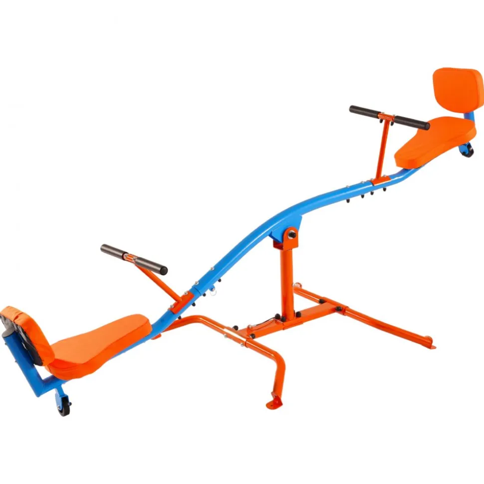 VEVOR Kids Seesaw, 300 lbs Load Capacity, Sit and Spin Teeter Totter with Easy-Grip Handles, Kids Outdoor Playground Equipment, Outside Toys, Swiveling 360 Degrees Rotating for Children Aged 3+