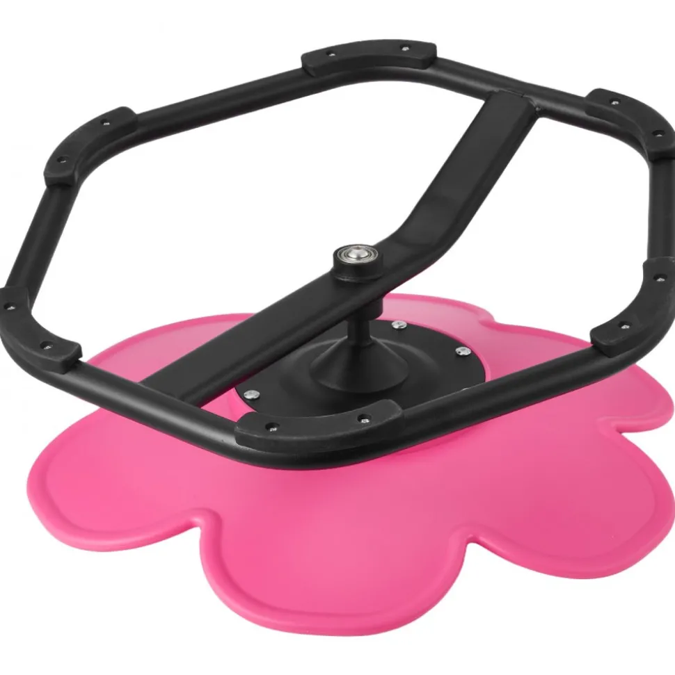 VEVOR Kids Swivel Chair, 220 lbs Capacity, Sensory Spinning Chair, Autistic Kids Sensory Toy Seat with Non-Slip Metal Base, Round Shape Toddler Sit & Spin Seat for Coordination Balance Focus, Orange