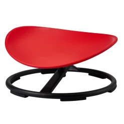 VEVOR Kids Swivel Chair, 220 LBS Capacity, Sensory Spinning Chair, Autistic Kids Sensory Toy Chair with Non-Slip Metal Base, Toddler Sit and Spin Chair for Coordination Balance Focus Training Red