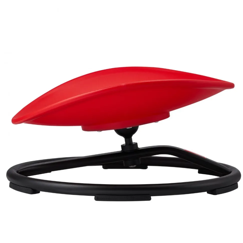 VEVOR Kids Swivel Chair, 220 LBS Capacity, Sensory Spinning Chair, Autistic Kids Sensory Toy Chair with Non-Slip Metal Base, Toddler Sit and Spin Chair for Coordination Balance Focus Training Red