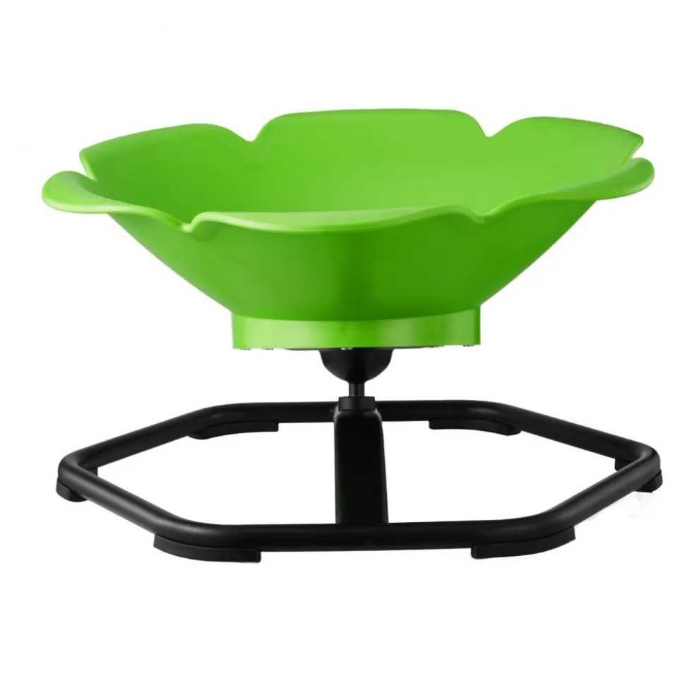 VEVOR Kids Swivel Chair, 220 lbs Capacity, Cylinder Shape Sensory Spinning Chair, Autistic Kids Sensory Toy Seat with Non-Slip Metal Base, Toddler Sit & Spin Seat for Coordination Balance Focus, Green