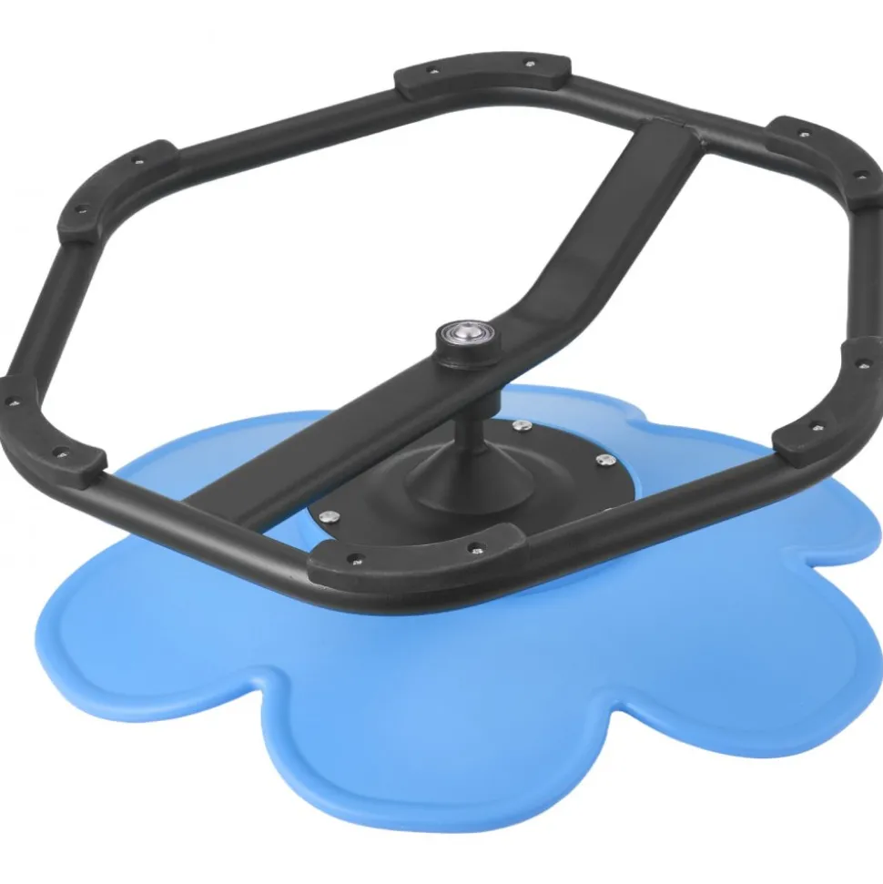 VEVOR Kids Swivel Chair, 220 lbs Capacity, Flower Shape Sensory Spinning Chair, Autistic Kids Sensory Toy Seat with Non-Slip Metal Base, Toddler Sit & Spin Seat for Coordination Balance Focus, Blue