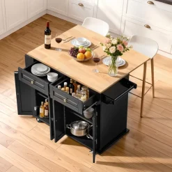 VEVOR Kitchen Island Cart, 43