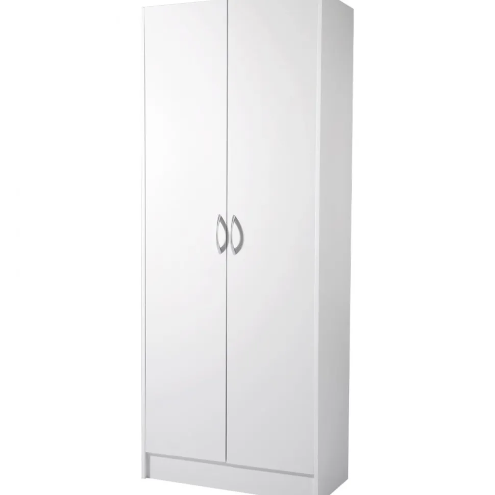 VEVOR Kitchen Pantry Cabinet, 60" Tall Food Pantry Storage Cabinet, 110LBS Freestanding Storage Cabinet Cupboard with 3 Shelves(2 Adjustable), Engineered Wood Utility Pantry for Kitchen, Dining Room