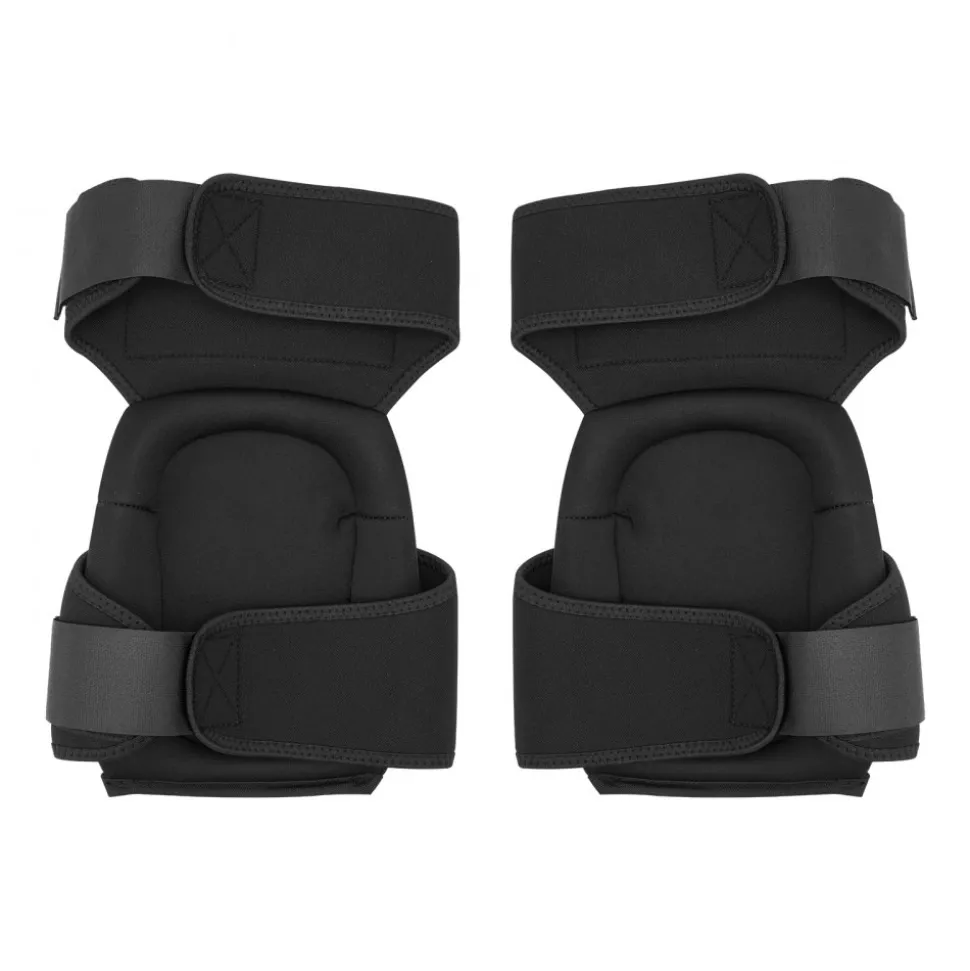 VEVOR Knee Pads for Work, Extended Heavy Duty Construction Knee Pads with 2 Extension Straps, Anti-slip Foam Gel Knee Pads, Men & Women, for Gardening Flooring Roofing and Cleaning, Yellow and Black