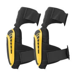 VEVOR Knee Pads for Work, Extended Heavy Duty Construction Knee Pads with 2 Extension Straps, Anti-slip Foam Gel Knee Pads, Men & Women, for Gardening Flooring Roofing and Cleaning, Yellow and Black