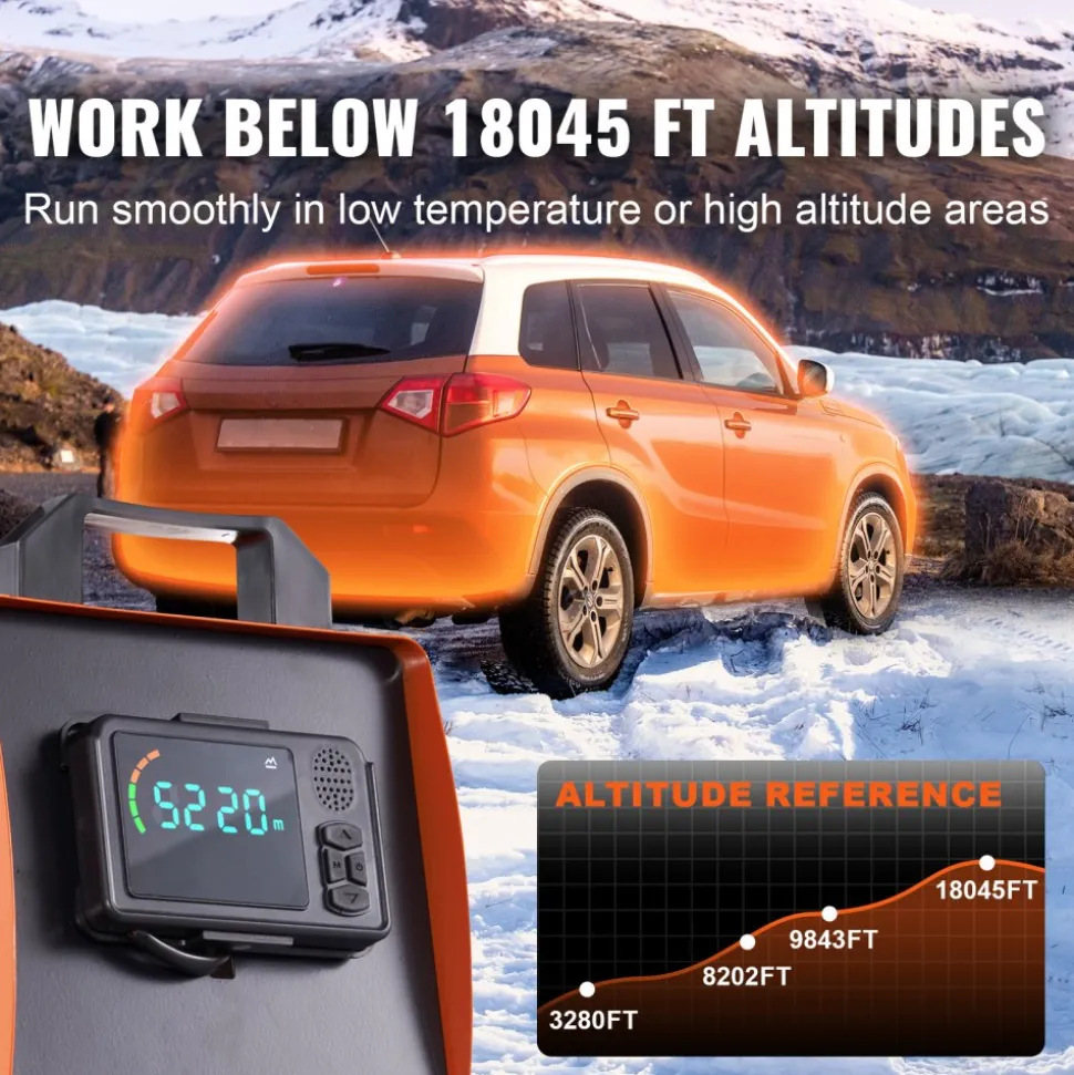VEVOR 8 KW Diesel Air Heater, Bluetooth App Control All-in-one Diesel Heater with Automatic Altitude Adjustment, Remote Control and LCD, Portable Parking Heater for RV Trailer Camper Van Boat