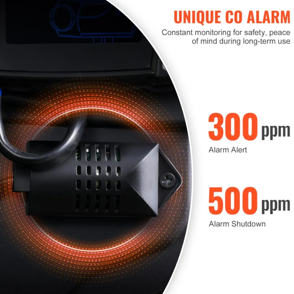 VEVOR 8KW Diesel Heater, 12V/24V All in One Diesel Air Heater, Bluetooth APP Control, Remote Control and Display Screen, CO Alarm, Fast Heating Horizontal Portable Diesel Heater for Vehicles, Garage