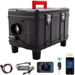 VEVOR 8KW Diesel Heater, 12V/24V All in One Diesel Air Heater, with Bluetooth APP Control, Remote Control and Display Screen, CO Alarm, Fast Heating Portable Diesel Heater for Vehicles and Garage