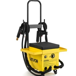VEVOR 4.5KW Professional Stud Welder Dent Repair Kit with 2 Welding Guns & 6 Modes, All in One Dent Repair Workstation with Extended Handle, Padded Seat and Accessory Tray