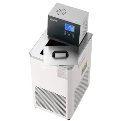 VEVOR Laboratory Chiller Circulator, -30℃-100℃, 6 L Internal and External Dual Circulation, Low Temperature Cooling Liquid Circulator Pump Chiller, Recirculating Chiller Water Bath for Laboratory