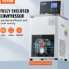 VEVOR Laboratory Chiller Circulator, 6L Chiller Lab Low Temperature Cooling Liquid, 23°F-212°F Circulator Pump Chiller, LCD Display, 304 Stainless Steel Water Bath Recirculating Water Cooling Chiller