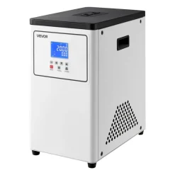 VEVOR Laboratory Chiller Circulator, -20℃ to Room Temperature, 3.4 L Internal and External Dual Circulation, Compatible with ≤2 L Rotary Evaporators for Condenser Reflux and Rapid Cooling