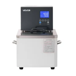 VEVOR Laboratory High-Temperature Circulating Oil Bath, Up to 100℃/212℉, 6 L Lab Constant Temperature Heating Tank, 0.05℃ High Precision, Internal and External Dual Circulation, for Laboratory