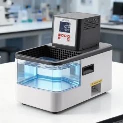VEVOR Laboratory High-Temperature Circulating Oil Bath, Up to 300℃/572℉, 6 L Lab Constant Temperature Heating Tank, 0.1℃ High Precision, Internal and External Dual Circulation, for Laboratory