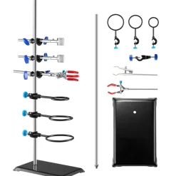 VEVOR Lab Stand Support, Laboratory Retort Support Stand Set, Steel Lab Stand 23.6