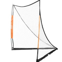 VEVOR Lacrosse Goal, 6' x 6' Lacrosse Net, Portable Lacrosse Goal with Carry Bag, Fiberglass Rod Backyard Lacrosse Training Equipment, Easy Setup Collegiate Goal, Perfect for Youth Adult Training