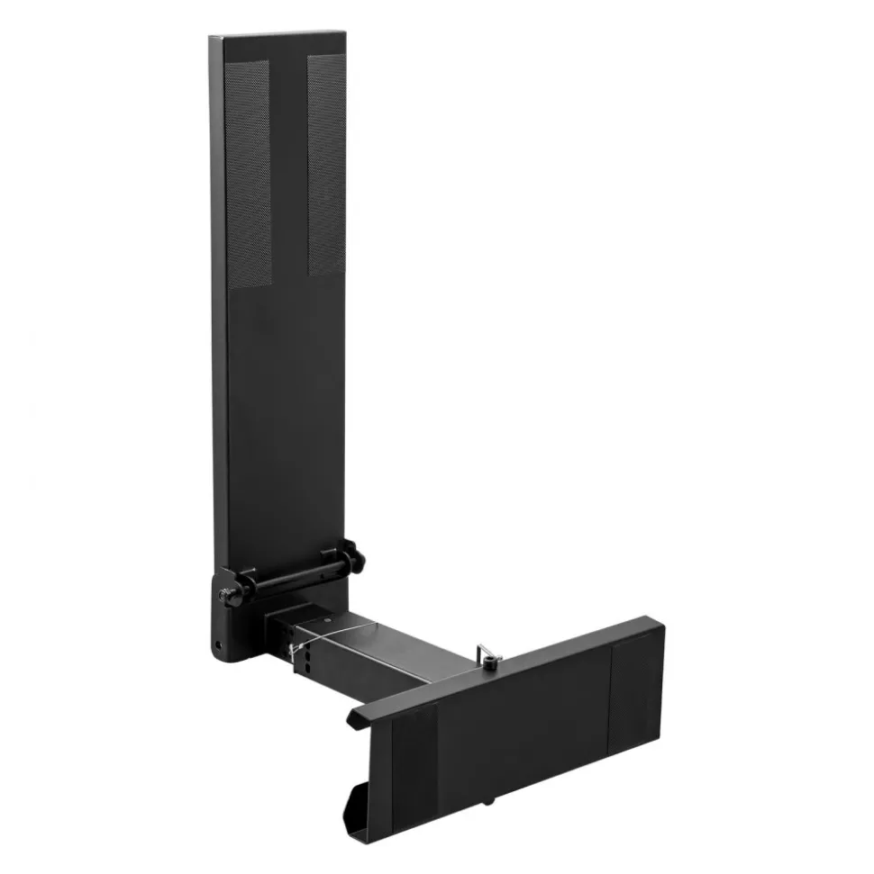 VEVOR Ladder Levler, 23.4 L x 11.4-18 in H Support Surface, Steel Ladder Leveling Tool, Folding Pitch Hopper, Stair Ladder Stabilizer Easy to Use,Extension Ladder Accessories for Uneven Ground