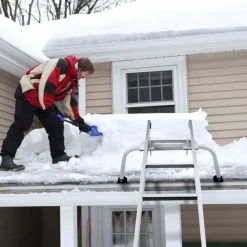 VEVOR Ladder Stabilizer, Extension Ladder Standoff, Heavy Duty Wing Span/Wall Ladder Accessories for Roof Gutter, Easy to Use & Wide Adaptability & Anti-slip Rubber Feet, 330 lbs Weight Rating