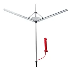 VEVOR Lake Weed Cutter, Pond Aquatic Plant Cutting Tool with 62 in Max. Cut Width, Sharp and Heavy-Duty Steel Blades, Pond Rake with 30 ft Throw Rope, for Cattail, Phragmites, Lilly Pads & Chara