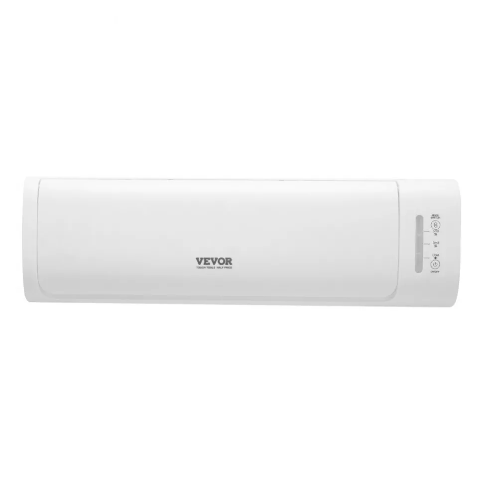 VEVOR Laminator Machine, Cold and Hot Laminator for Max A3 Paper Size, 1 min Quick Warm Thermal Laminator, 3-5 mil Thickness, Ideal for Home, Office, Business, or School Supplies, White + Grey