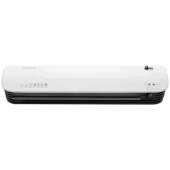 VEVOR Laminator Machine, Thermal Laminator for Max A3 Paper Size, 2-3 min Quick Warm Portable Laminator, 3-5 mil Thickness, Ideal for Home, Office, Business, or School Supplies, White + Black