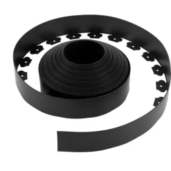 VEVOR Landscape Edging, 66 ft x 4 in Plastic Garden Border Edging with 60 Spikes & 2 Ground Stakes, No Dig, Flexible Lawn Edgings Roll, UV-Resistant Mini Fence Borders for Flower Beds Yard Paver