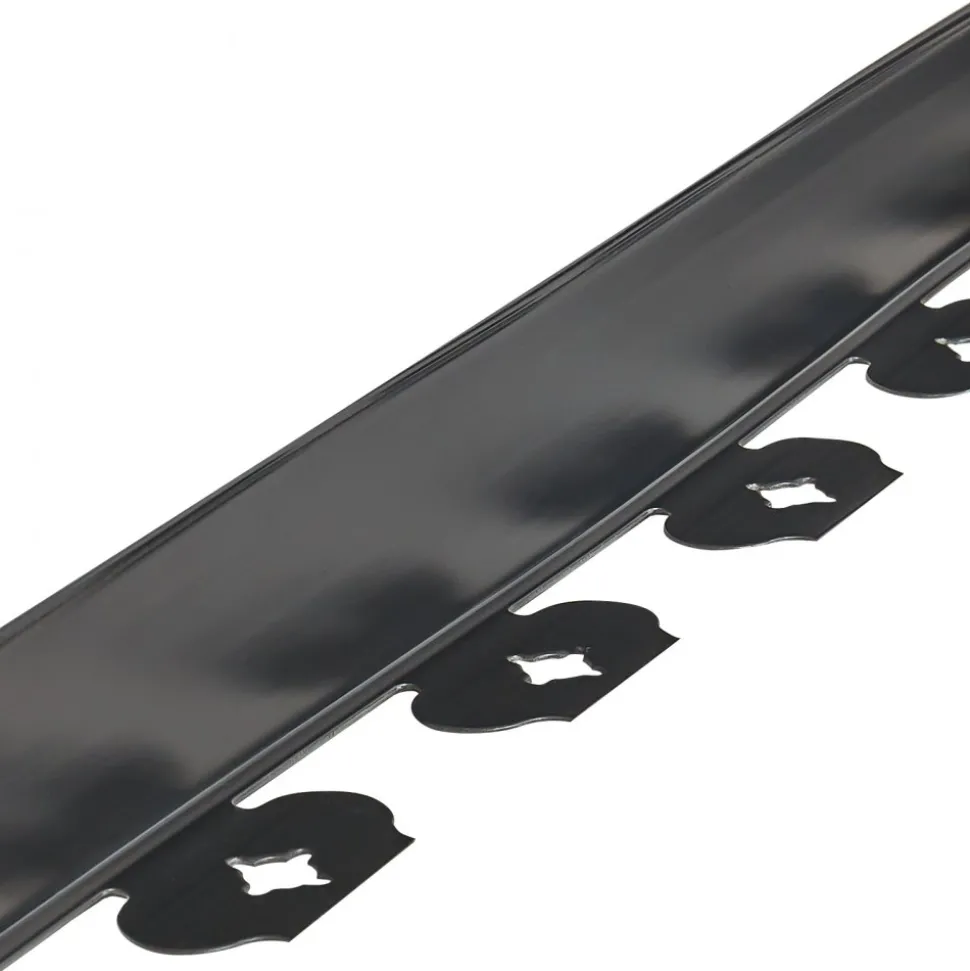 VEVOR Landscape Edging, 100 ft x 1.5 in Plastic Garden Border Edging with 120 Spikes, No Dig, Flexible Lawn Edgings Roll, UV-Resistant Mini Fence Borders Pathway Edgings for Flower Beds Yard Paver