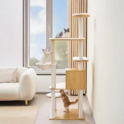 VEVOR Large Cat Tree, 68.9 inches Tall, Cat Tower, Multi-level Cat Condo Furniture Activity Center with Cozy Perches, Sisal Scratching Posts, Hammock, Big Kittens House for Indoor Cats Play & Rest