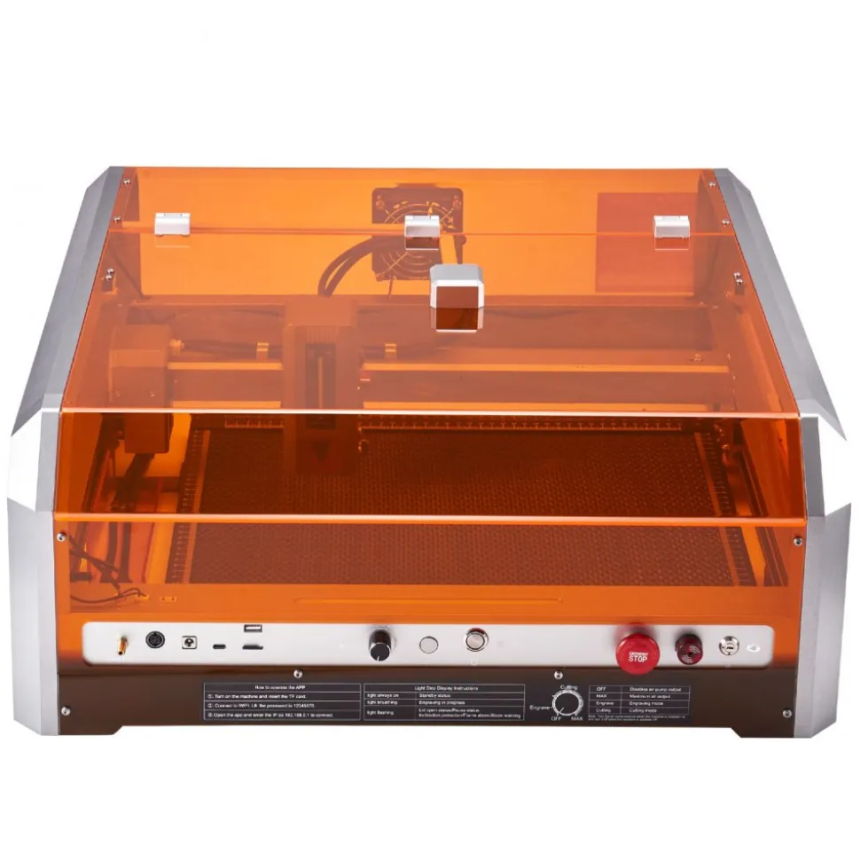 VEVOR Laser Engraver, 20W, Laser Engraving and Cutting Machine with Enclosure, Laser Cutter Engraver Machine, 7000 mm/min, 11.8 x 11.8 in Working Area, for Wood, Leather, Glass, Certain Metal, Class 1