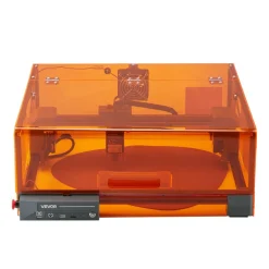 VEVOR Laser Engraver, 10W, Laser Engraving and Cutting Machine with Enclosure, Laser Cutter Engraver Machine, 11.8 x 11.8 in Working Area, 7000 mm/min, for Wood, Leather, Glass, Certain Metal, Class 1