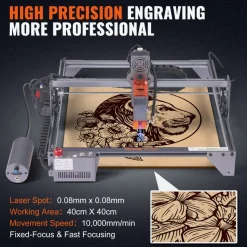 VEVOR Laser Engraver, 10W Output Laser Engraving Machine, 15.7
