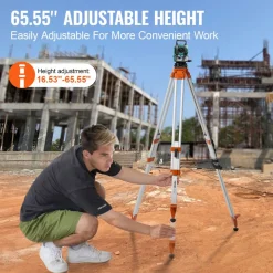 VEVOR Laser Level Tripod Stand, 5/8