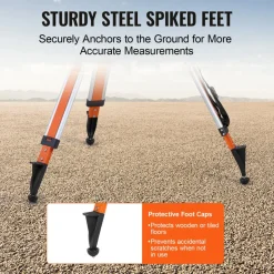 VEVOR Laser Level Tripod Stand, 5/8