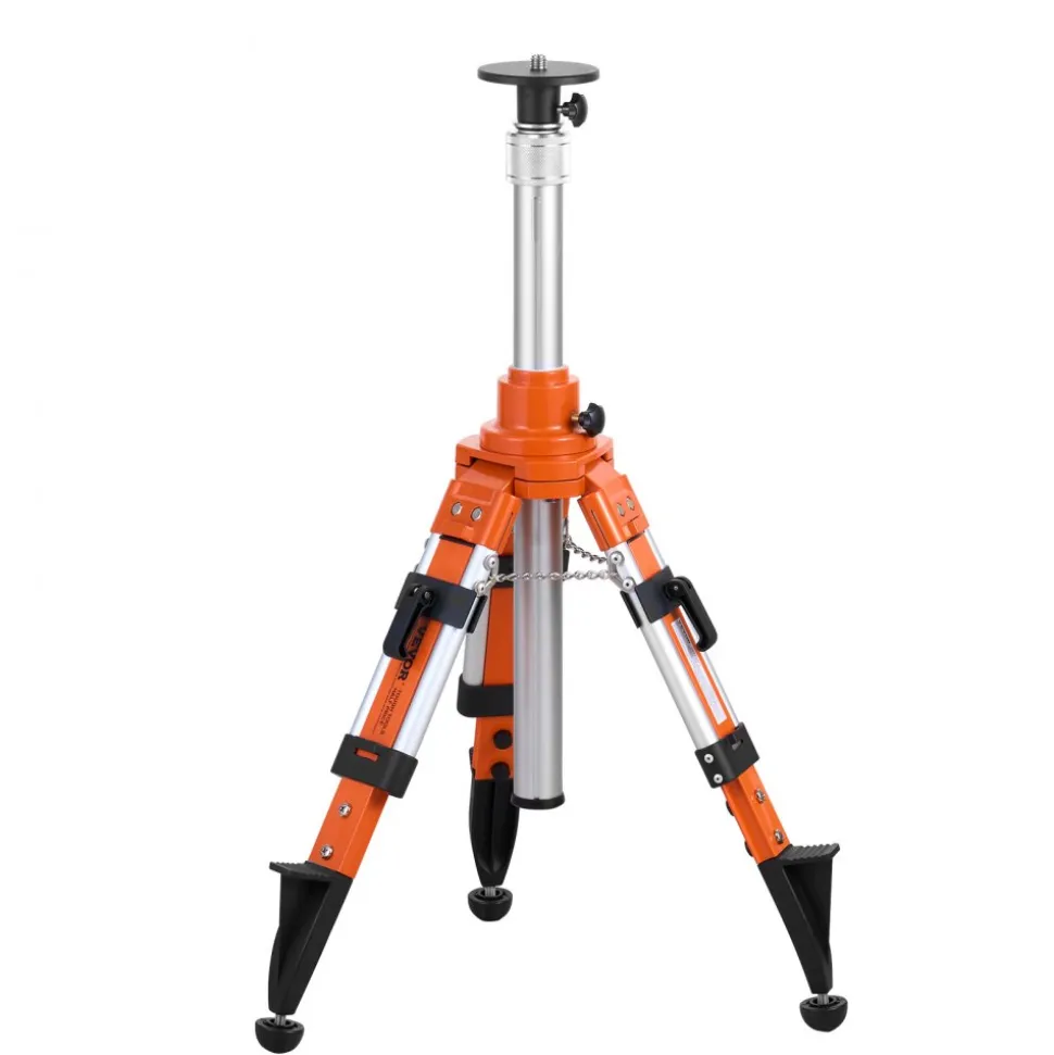 VEVOR Laser Level Tripod Stand, 5/8"-11 Thread Mount, 27.16-67.71 inch Height Adjustment Heavy Duty Survey Tripod, with Level Bubble & Diffusion Limiter , Liftable Non-Skid Feet for Construction