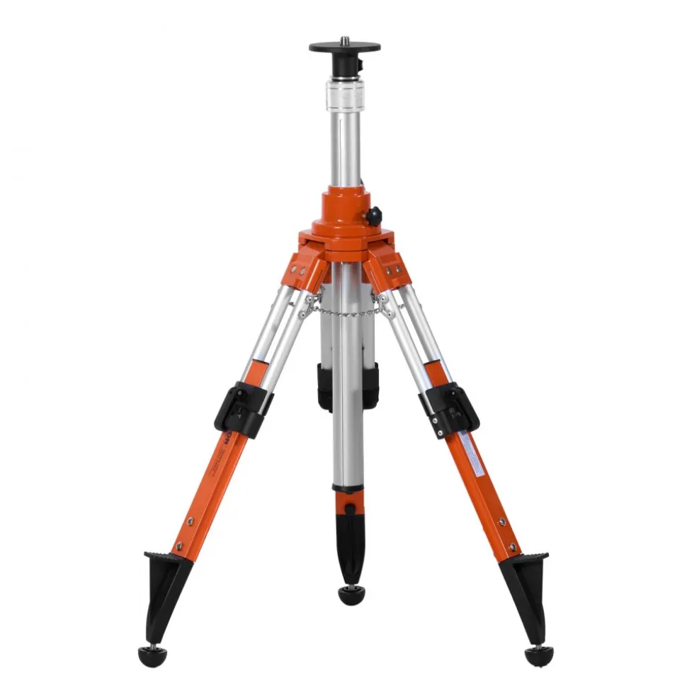 VEVOR Laser Level Tripod Stand, 5/8"-11 Thread Mount, 27.16-67.71 inch Height Adjustment Heavy Duty Survey Tripod, with Level Bubble & Diffusion Limiter , Liftable Non-Skid Feet for Construction